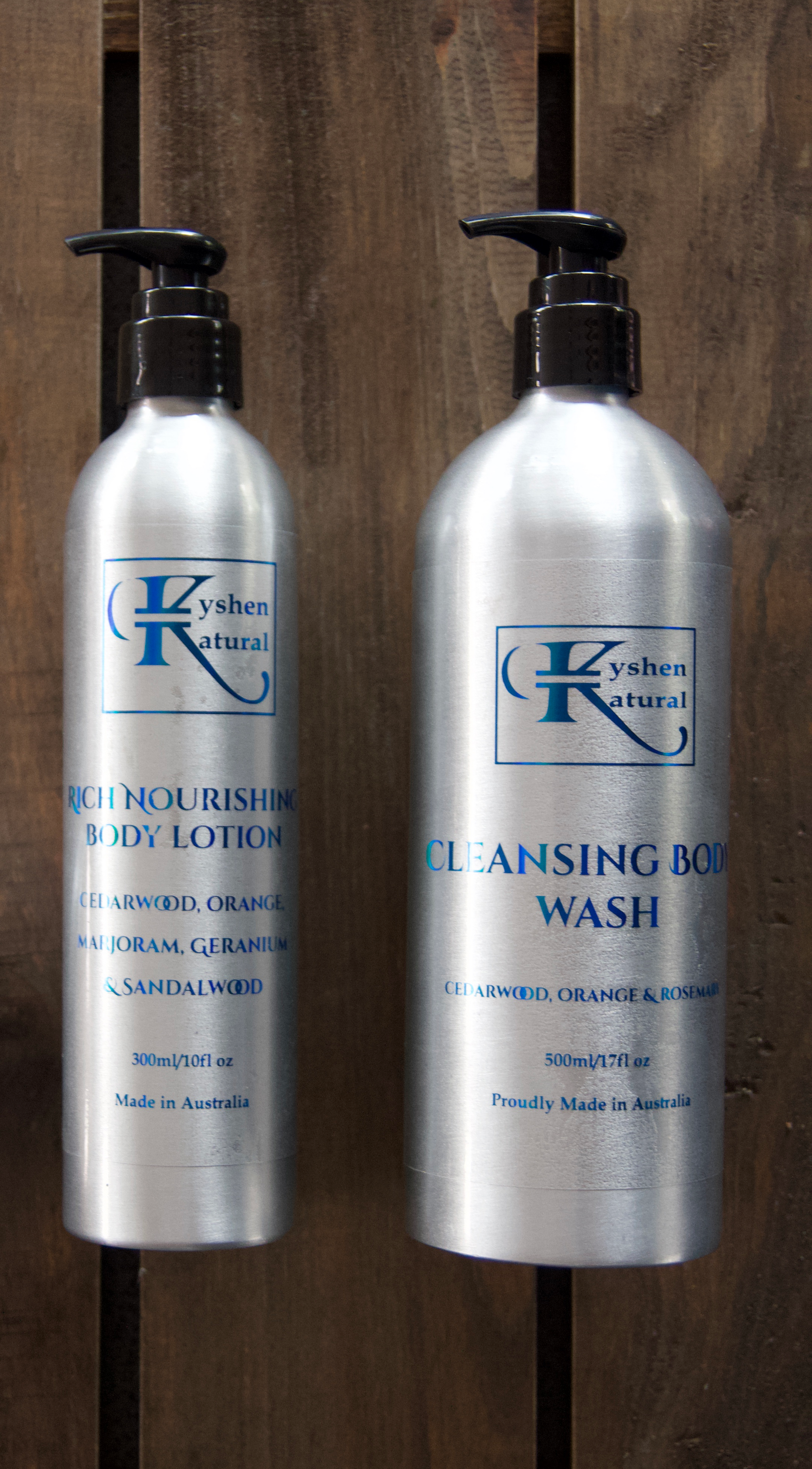Men's Rich Nourishing Body Lotion and Cleansing Body Wash